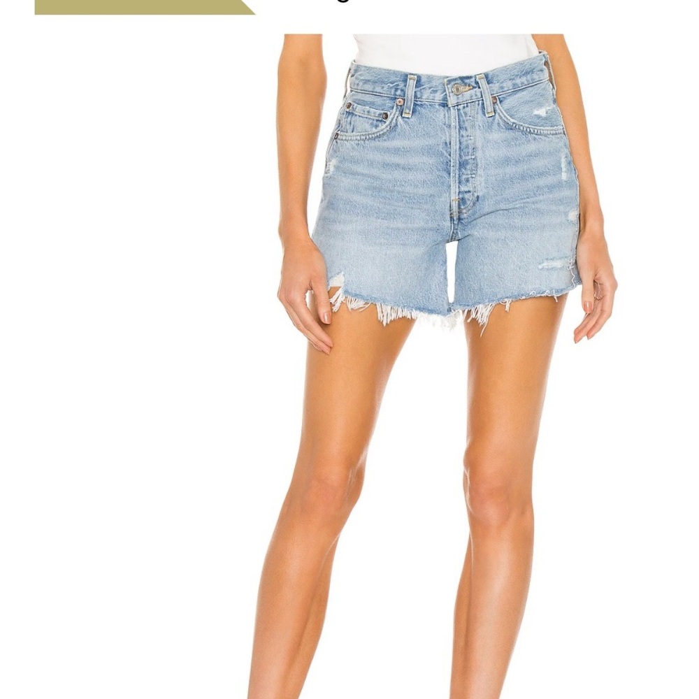 Agolde Parker Long Short Swapmeet – Size 24, Worn Twice, Purchased May 2025